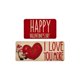 thumbnail image 1 of Día de San Valentín Decoración Día de San Valentín Alfombra de Piso de Cocina Set de Dos Piezas Alfombra de Puerta de Dormitorio de Casa Alfombra de Puerta de Baño de Entrada Alfombra de Puerta de Ent, 1 of 6