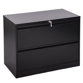 Scranton Co 2 Drawer Lateral File Cabinet In Black Walmart Com