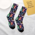 thumbnail image 4 of Uemuo Colorful Animals Printed Kids Boys Socks Seamless Crew Socks Crazy Funny Athletic Sport Socks for Children, 4 of 5