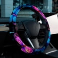 thumbnail image 6 of Flower Butterfly 14.5 Inch Printing PVC Leather Auto Accessories Car Wheel Cover Steering Wheel Covers Steering Wheel Cover, 6 of 6