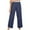 AA-Navy, variant on QATAINLAV Women 2025 Summer Cotton Linen Pants Solid Color High Waisted Wide Leg Trousers Trendy Side Button Lightweight Beach Pants with Pockets Purple L