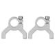 thumbnail image 1 of 2pcs Clamping Support Single Sided Double Post Aluminum Tube Clamp Hub for DIY Robot3400-0032-0012, 1 of 5