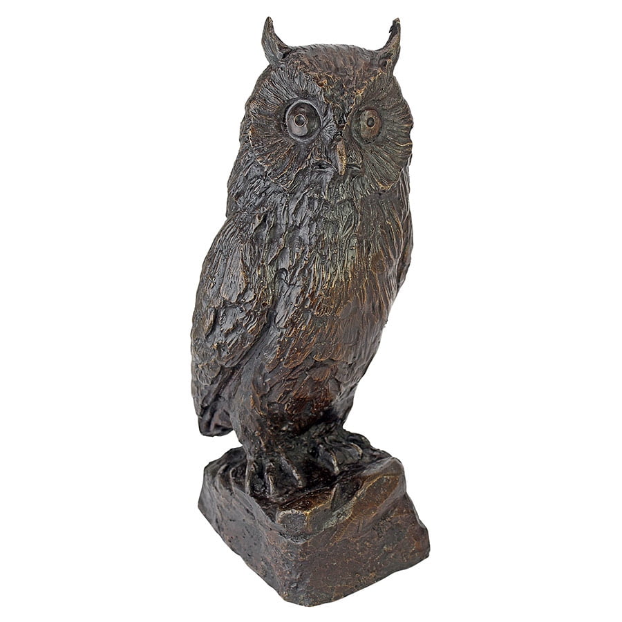 Design Toscano The Wise Owl Bronze Garden Statue - Walmart.com - Walmart.com
