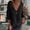 Black, variant on Outfmvch Cotton Button Down Shirts for Women Lapel Gauze Tops Linen Tops for Women Linen Button Down Shirt Women V Neck Tops Outfits Boho Ethnic Style Peasant Tee Black L
