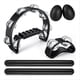 thumbnail image 1 of 6 Pcs Tambourines, Hand Held Half Moon Tambourine, 1 of 5