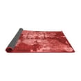 thumbnail image 2 of Ahgly Company Indoor Round Abstract Red Modern Area Rugs, 3' Round, 2 of 4