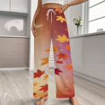 thumbnail image 2 of Thanksgiving Pumpkins Fall Leaves Pajama Pants Breathable with Pockets Pajamas For Lady Vintage Sleeping Pants Bedroom Homewear, 2 of 6