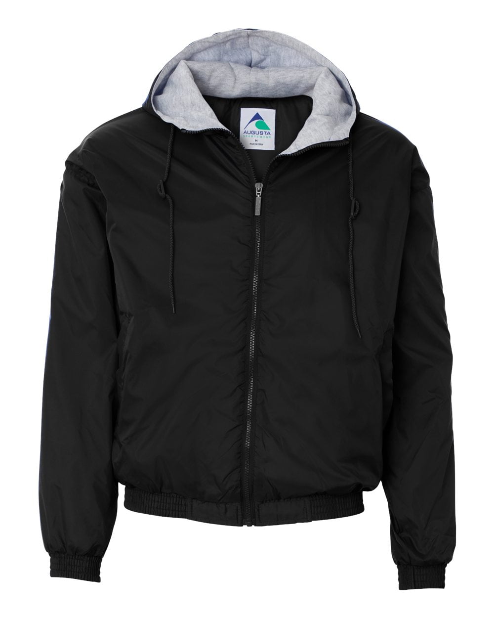 hooded lined jacket