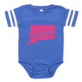 thumbnail image 1 of CafePress - Connecticut_Pk - Cute Infant Baby Football Bodysuit, 1 of 1