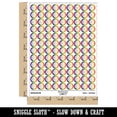 thumbnail image 2 of Mermaid Dragon Fish Scales Circle 200+ Round Stickers - Rainbow - Gloss Finish - 0.50" Size, 2 of 3