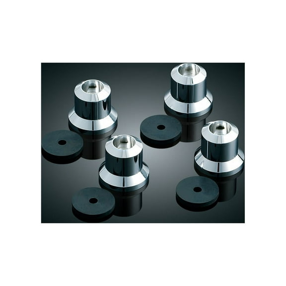 Kuryakyn 7154 Motorcycle Accessory: Luggage Rack Risers for 2001-19 Honda Gold Wing GL1800 Motorcycles, Chrome