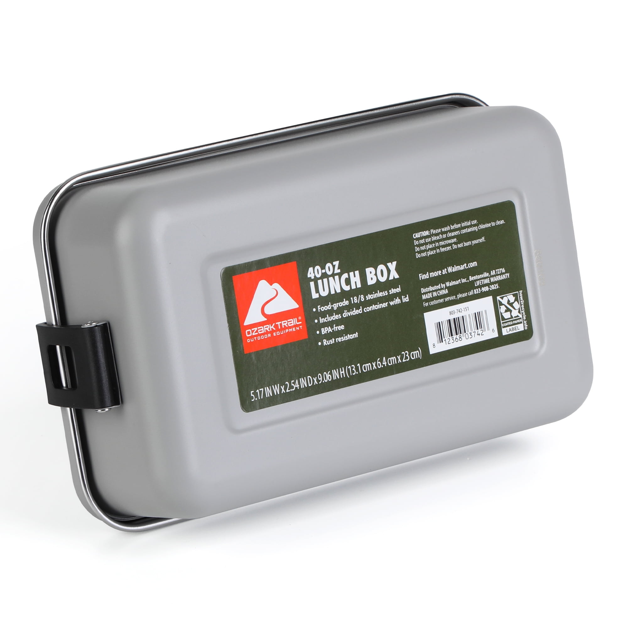 Ozark Trail 40 oz Insulated Stainless Steel Lunch Box