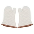 thumbnail image 2 of 1Pair Heat Resistant Gloves Microwave Oven Mitts Cooking Tools for Home Restaurant, 2 of 9