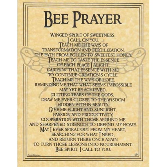 Bee Prayer poster