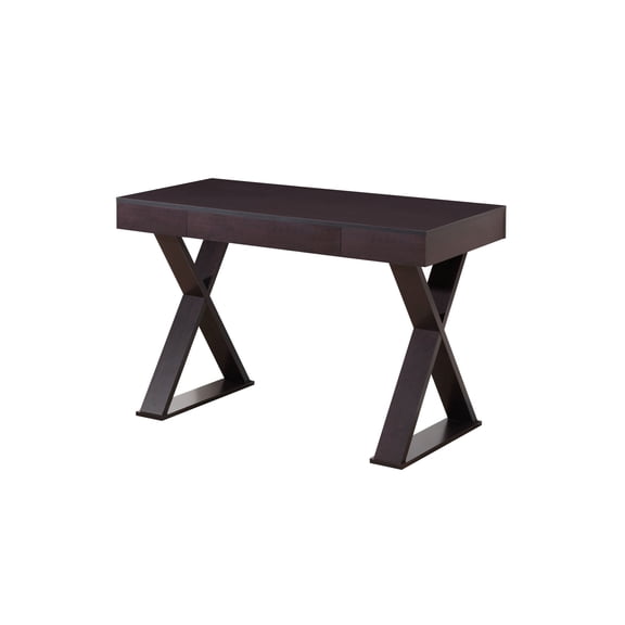 Techni Mobili Trendy Home Office Desk with Drawer, Espresso RTA-8406-ES
