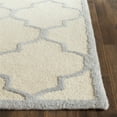 thumbnail image 2 of SAFAVIEH Cambridge Kevin Geometric Wool Area Rug, Ivory/Light Blue, 2'6" x 4', 2 of 5