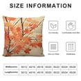 thumbnail image 5 of COMIO Fall Leaves Throw Pillow Covers Outdoor Forest Autumn Decor Maple Leaves Couch Sofa Bed Comfy Home Decor Couch Decorative Set,Yellow Orange, 5 of 5