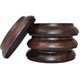 thumbnail image 1 of 4pcs Upright Piano Caster Cups,premium Hardwood Piano Caster Pads Furniture Leg, 1 of 4