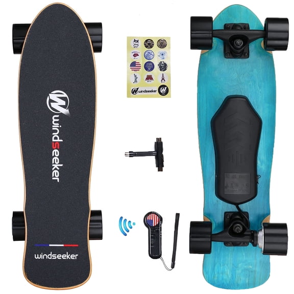 orzelebike Electric Skateboard, 350W Peak,29" Eboard with Remote Control,Max 12 mph& 5 Miles Range