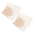 thumbnail image 4 of OULII 10Sets Romantic Wedding Invitation Cards with Envelopes Sealing Stickers Assorted Color Elegant Design, 4 of 8