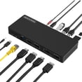 thumbnail image 3 of Estación Acoplamiento USB C para Ordenador Portátil Monitor Dual 4K Compatible Con Y DP (con Alimentación), 3 of 9