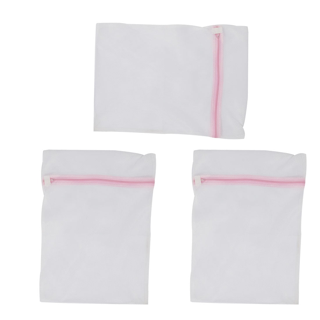 Washing Machine Clothes Socks Underwear Mesh Zippered Washing Bag 3pcs