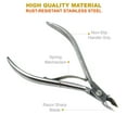 thumbnail image 2 of Professional Stainless Steel Cuticle Nipper Nail Trimmer Cutter Clippers 3/4 Jaw, 2 of 6
