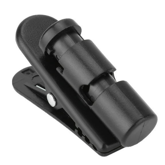Sarapandan Small Black Multi-purpose Clip For Walkie Talkie Headset Microphone Data Line
