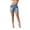 BU2, variant on Women's Stretchy Jean Shorts Mid Waisted Twill Shorts Stretch Junior Booty Denim Shorts with Pockets Club Night BU2 XL