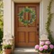 thumbnail image 5 of Yunuuuoa Winter Wreath Artificial Greenery Frosted Berries Decor for Front Door Wall Indoor Outdoor Holiday Christmas Home Decorations, 5 of 6