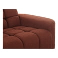 thumbnail image 6 of Moe's Home Collection Roman L-Shaped Sectional Rust Fabric Sectionals, 6 of 6