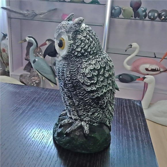 Fake Owl Decoy Hunting Deterrent Bird Hunting Garden Reject Pigeon Cat Crow Scarer Repeller Pest Control For Hunting Garden Supplies