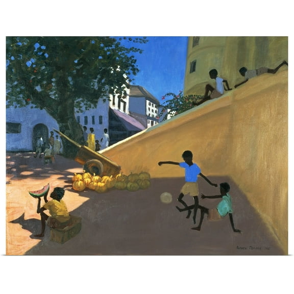 Great BIG Canvas | Rolled Andrew Macara Poster Print entitled Water Melons, Hamu, Kenya, 1995