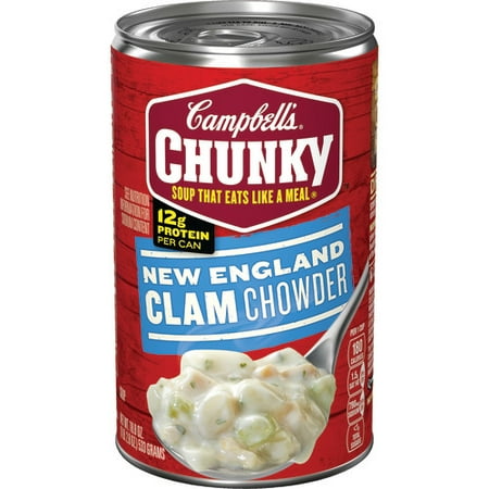 Campbell's Chunky New England Clam Chowder, 18.8 oz.