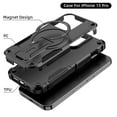 thumbnail image 5 of Dteck for iPhone 13 Pro Case with Crossbody Phone Lanyard,Compatible with MagSafe, Built in Invisible Stand, Military Grade Drop Shockproof Magnetic Protective Phone Case,Black, 5 of 8