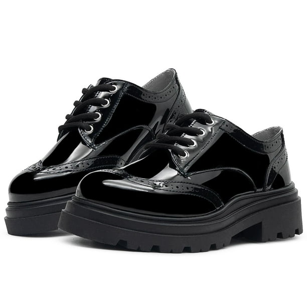 Walmart Zapatos Con Tacon Para NiÃ±a Zapato Escolar Bostoniano