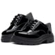 thumbnail image 1 of Zapato Escolar Bostoniano Charol Con Tacon Para Niña Moda negro 25, 1 of 5