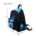 thumbnail image 3 of FORMRS Kids School Backpack with Front Zippered Pocket 12" Student Travel Daypack, Blue Butterfly, 3 of 6