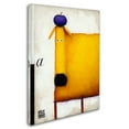 thumbnail image 2 of Trademark Fine Art 'Yellow Dog With Apple' Canvas Art by Daniel Patrick Kessler, 2 of 3