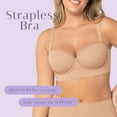 thumbnail image 4 of LeSensuel Strapless Bra Underwire Bras for Women Non Slip - Underwire Bras Full Figure, 4 of 8