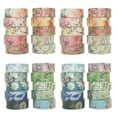 thumbnail image 2 of Juego de 40 rollos de cinta Washi con flores florales, hojas, plantas, cintas decorativas Washi deco Tomshoo Cinta, 2 of 7