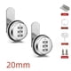 thumbnail image 2 of Numeric Code Mailbox Lock, Digital Combination Lock, Zinc Alloy Cam Lock, 2 of 4