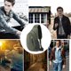 thumbnail image 5 of Bolso de pecho para hombre, bolso de lona de ocio con hombro en diagonal, 5 of 5