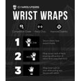 thumbnail image 4 of shiyou-Weightlifting Wrist Wraps (IPF Approved) 18" Professional Quality Wrist Support with Heavy Duty Thumb Loop - Best Wrap for Powerlifting Competition, Strength Training, Bodybuilding, 4 of 4