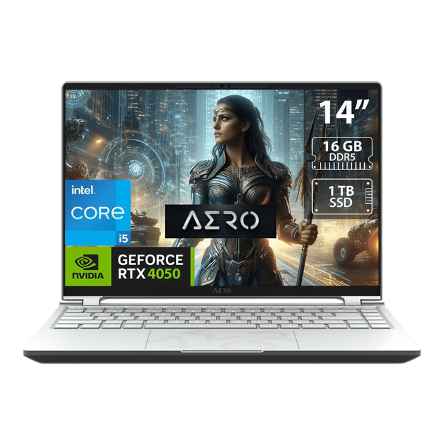 Laptop Gigabyte Aero 14" OLED QHD - i5 RTX 4050 16GB 1TB SSD