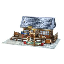 MeetYTOYS 3D Puzzles Model China Micro Historic Building Kits(31 Pieces), DIY Craft Chinese Architecture Building Blocks Puzzle Learning Toys