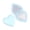 B, variant on D Mini Foldable Hair Brush With Mirror Heart Design Travel