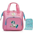 thumbnail image 1 of Bolsa de pañales Baby Doll HappyVK rosa con cambiador para niñas, 1 of 7