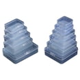 thumbnail image 3 of Caja de plástico PP rectangular, caja de almacenamiento con cubierta cuadrada, caja de almacenamiento transparente para piezas, caja de embalaje de productos pequeños, 3 of 5