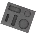 thumbnail image 1 of Graphite, 5 Rainures Graphite Lingot Fondant Fonte Raffinage Ferraille Creuset Combiné, 2,80 X 2,01 X 0,43 Pouces, 1 of 8